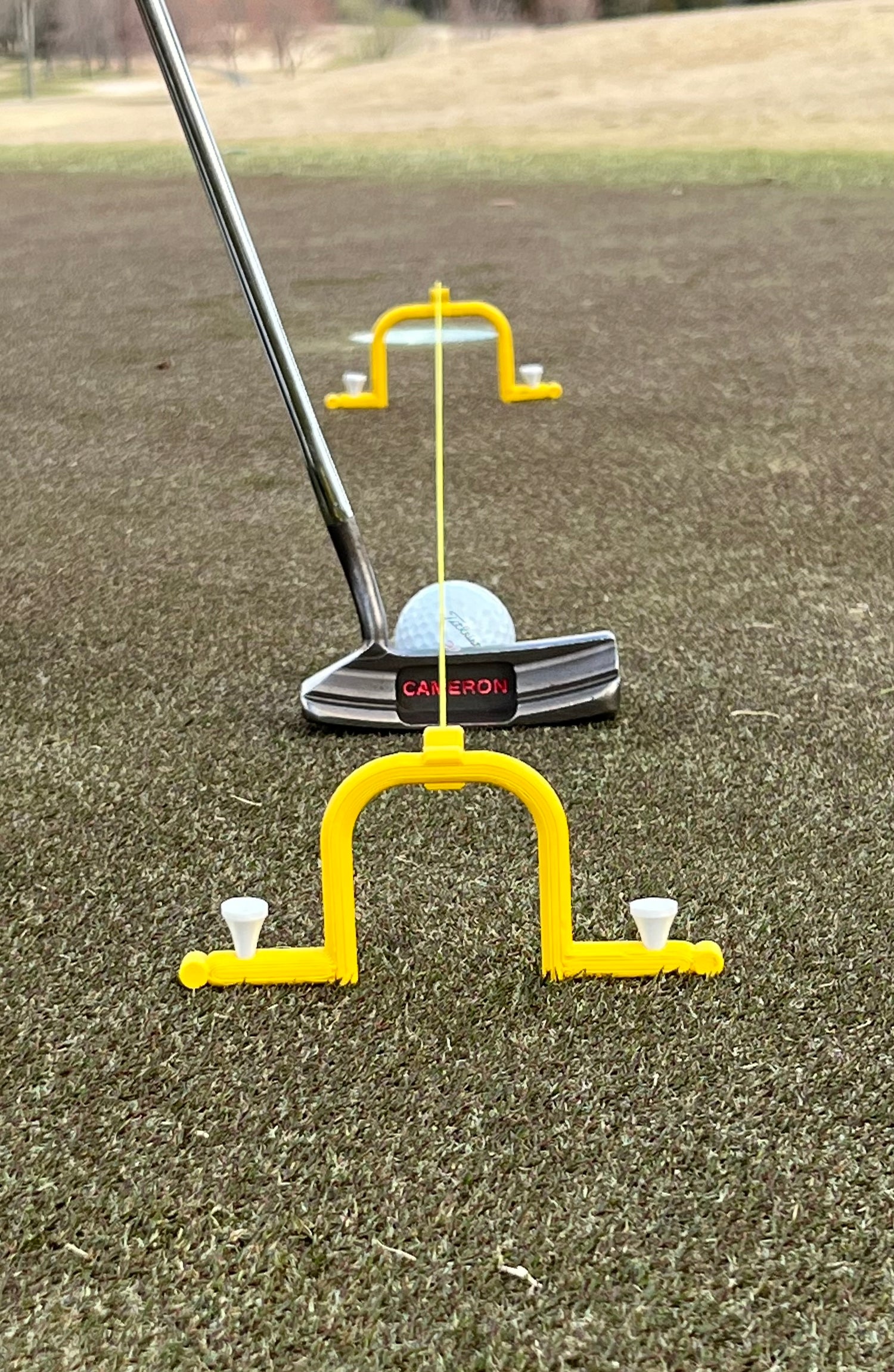 Golf putting gates are a great training aid for all golfersThis putting aid is great for alignment, eyeline,  and stroke. This golf training aid is great for hassle free golf practice. These golf putting gates and putting cord are a great training aid.